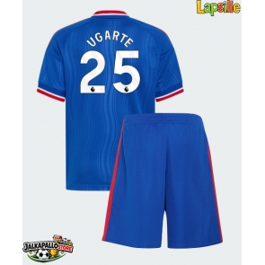 Manchester United Manuel Ugarte #25 Vieraspaita Lapsille 2026-27 Lyhythihainen (+ shortsit)
